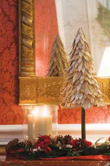 VivaTerra's holiday trees made of birch bark shavings were among dozens of holiday trees in our design.